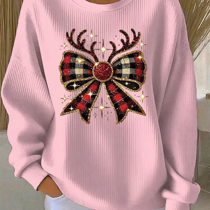 Зорница - Коледен пуловер с мотив на възел