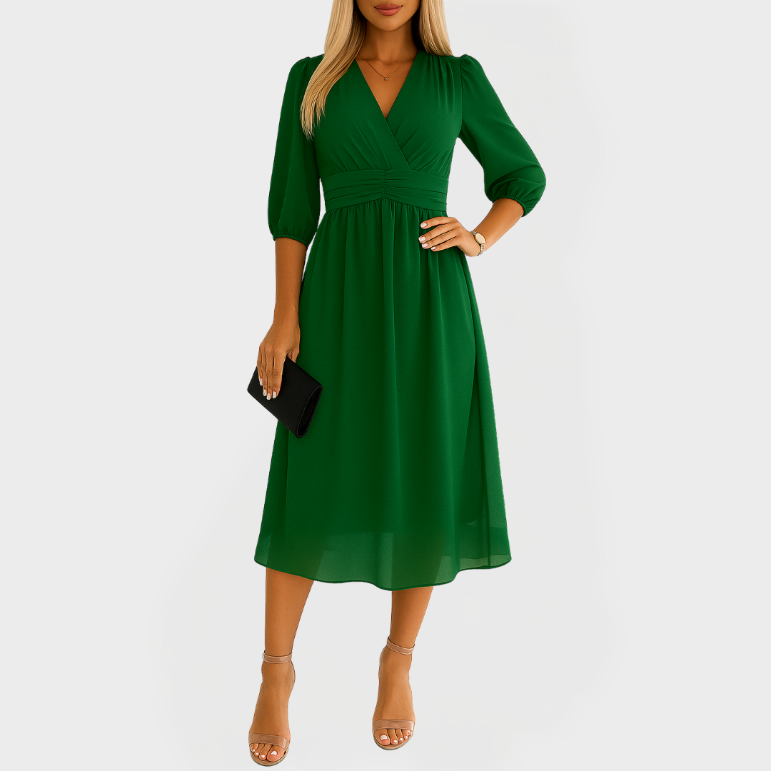 Лека рокля от коприна за елегантни поводи