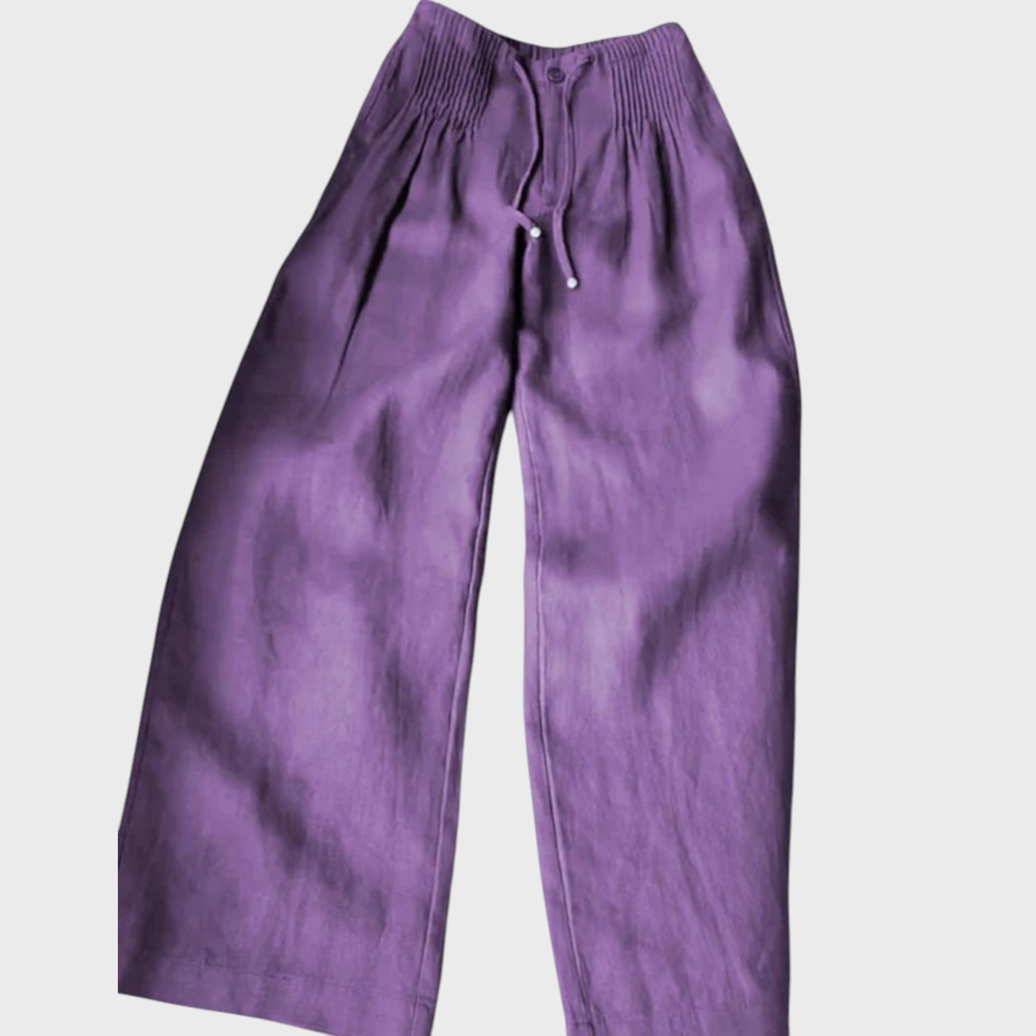 Евелина - Елегантен панталон с широки крачоли