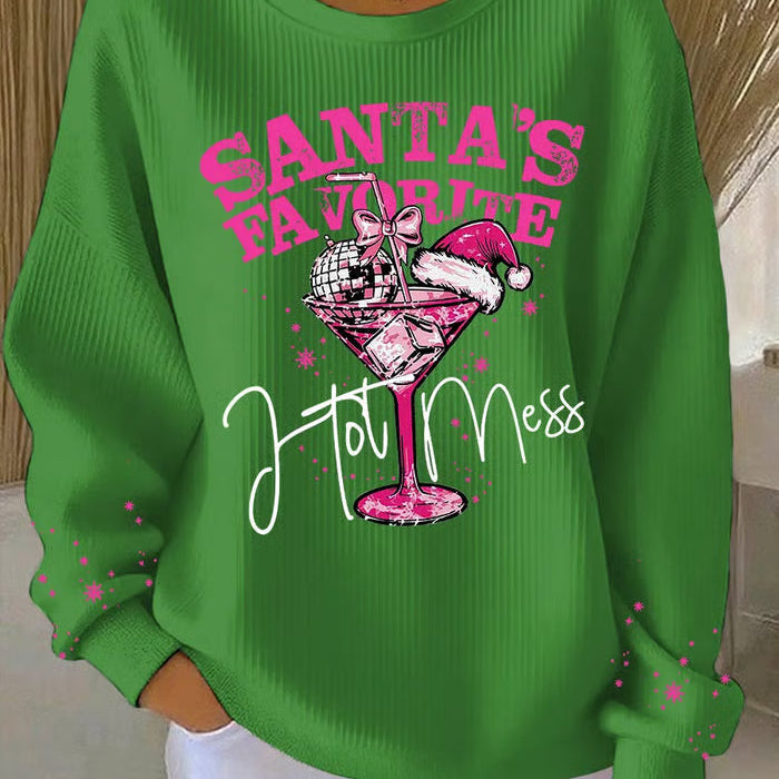 Зорница - Коледен пуловер с празничен принт