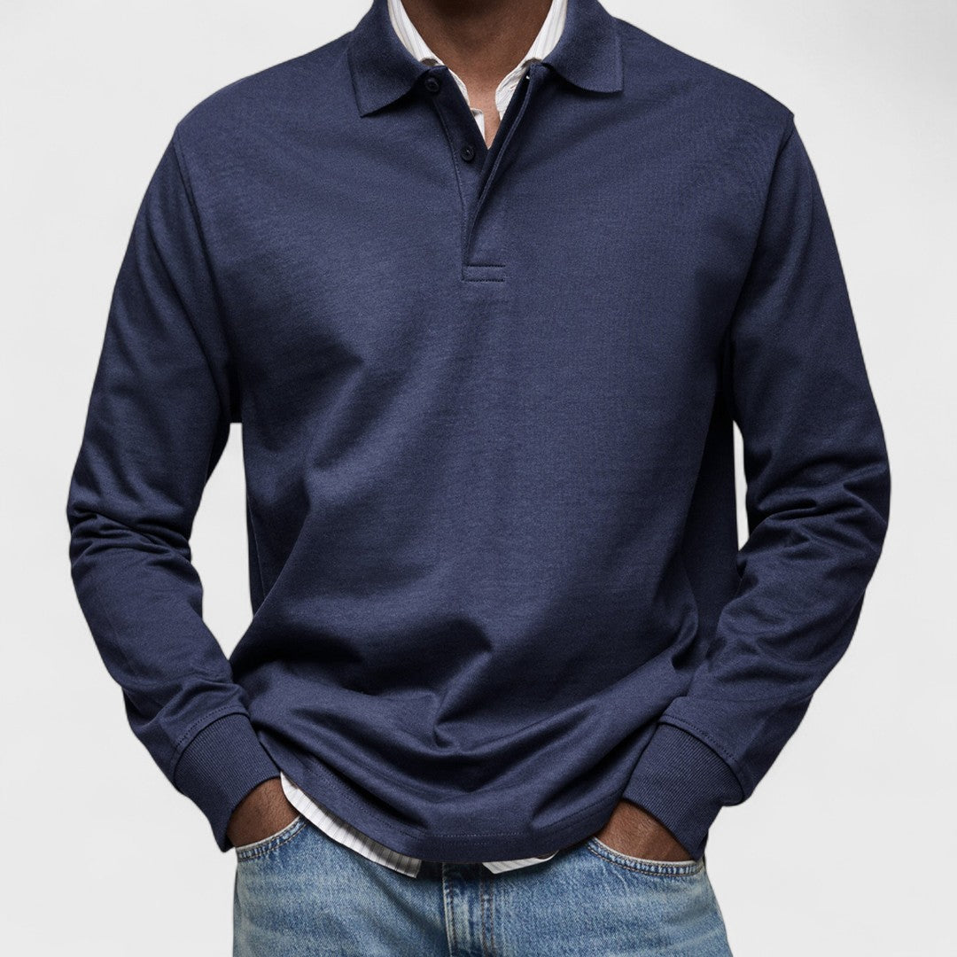 Мартин – мъжка блуза с яка и дълга ръкав