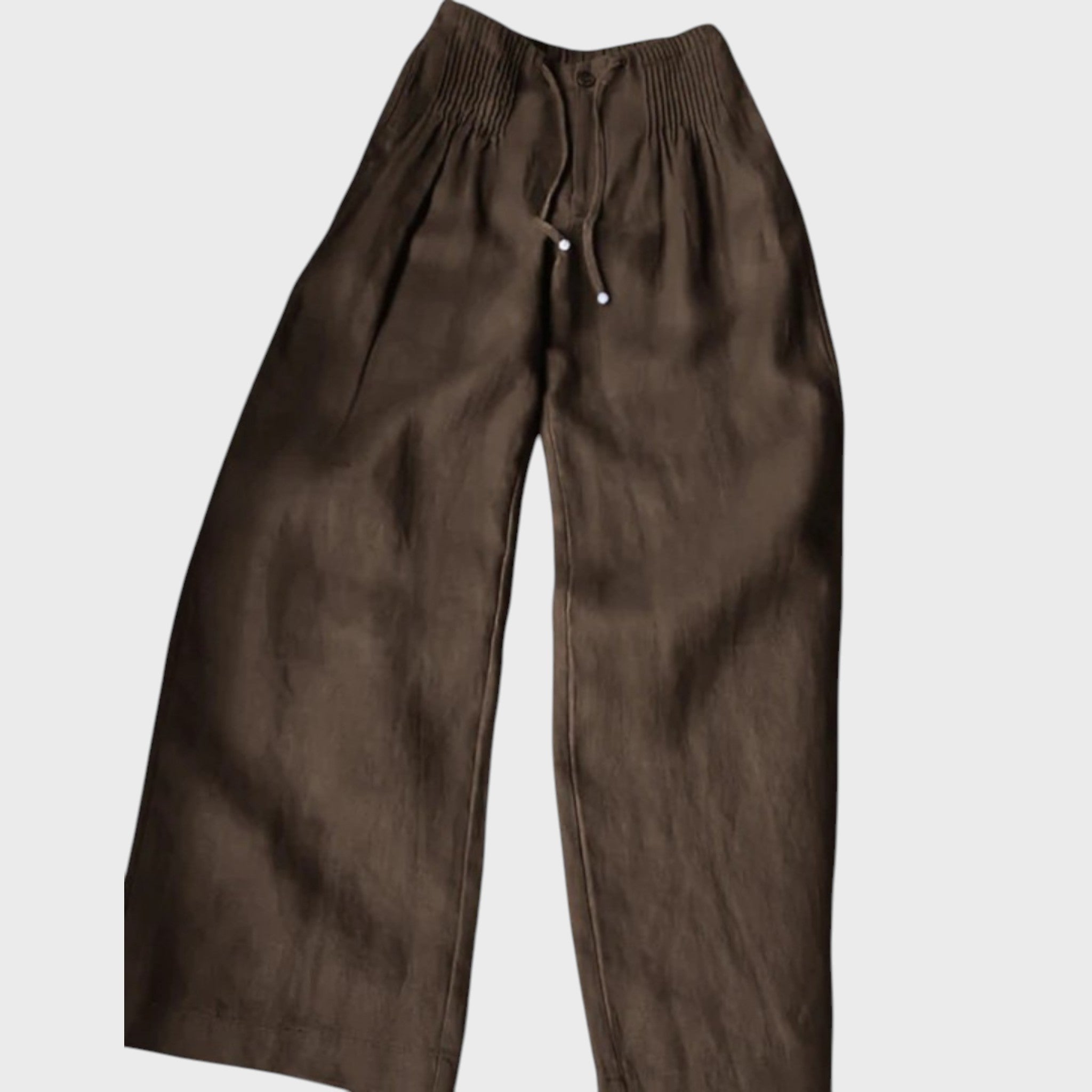 Евелина - Елегантен панталон с широки крачоли