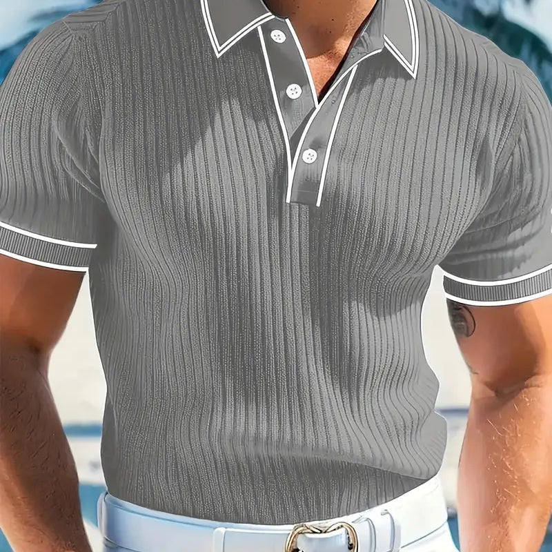 Горан - Елегантно поло с къси ръкави