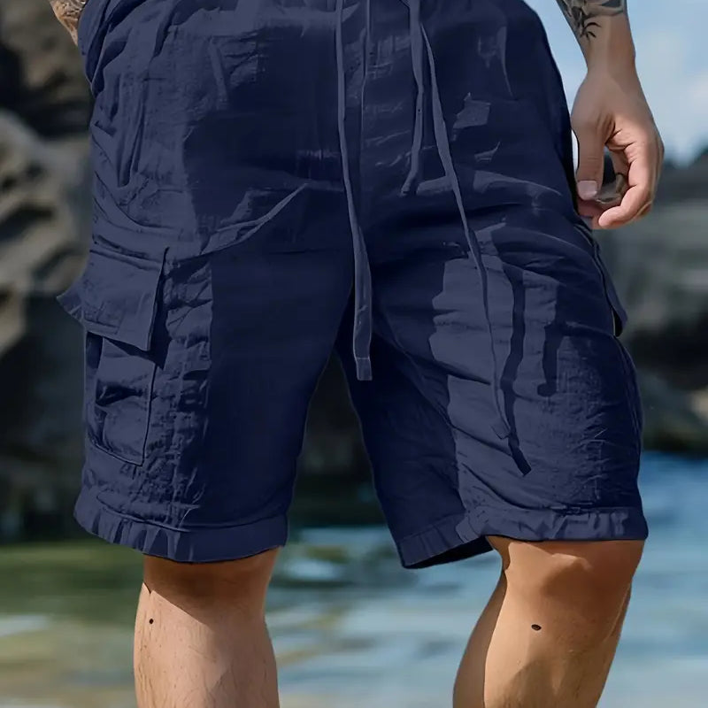 Цветан - Къси дишащи панталони с еластична талия