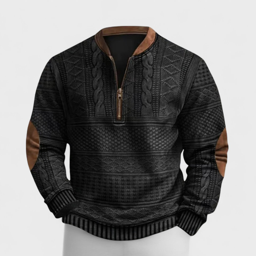 Антон плетено яке с цип