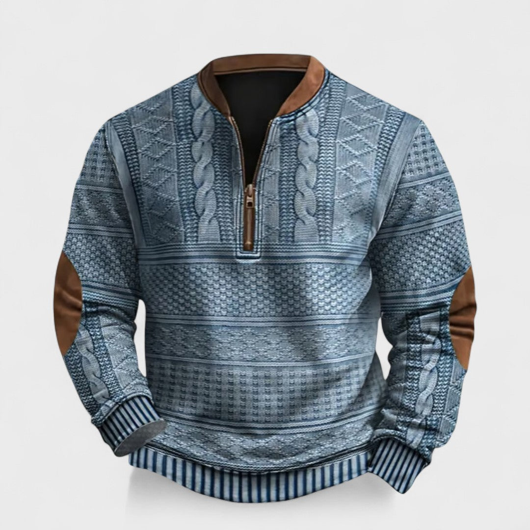 Антон плетено яке с цип