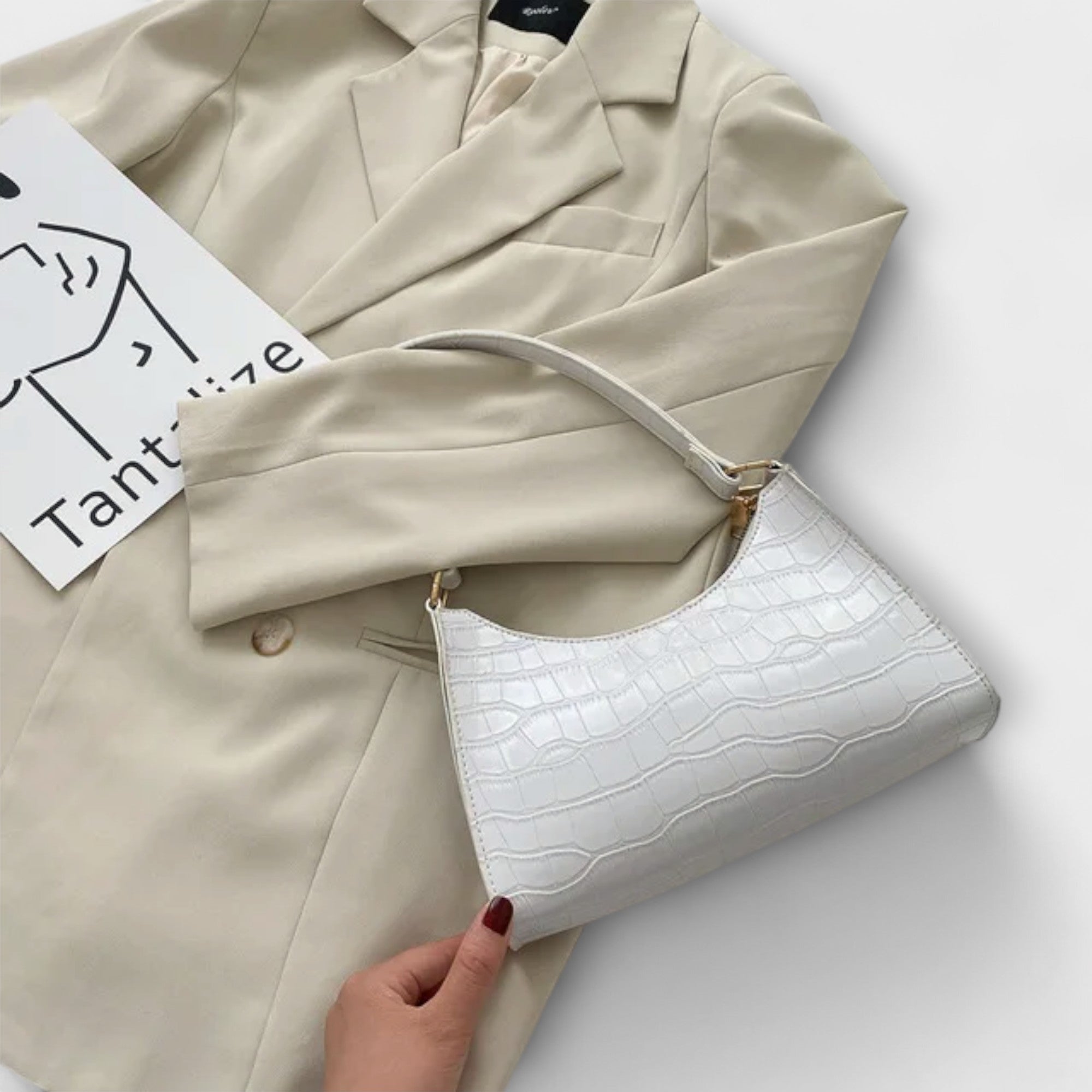 Бернарда - Блестяща Кожна Чанта