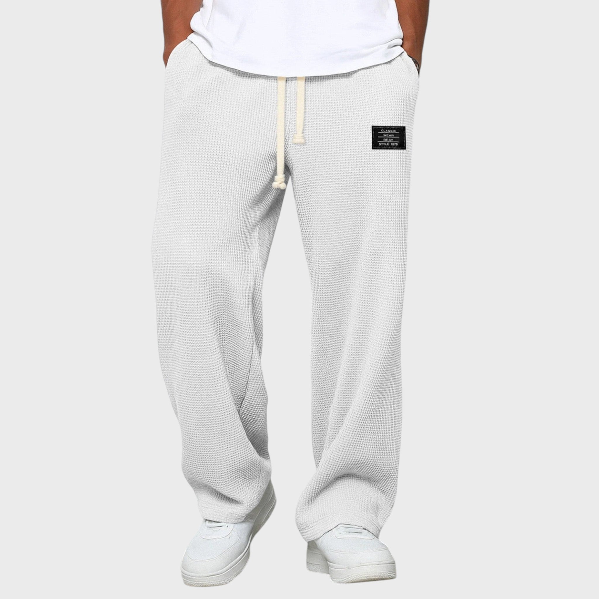 Борис - Комфортни панталони с каучукова талия и връзки