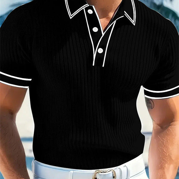 Горан - Елегантно поло с къси ръкави