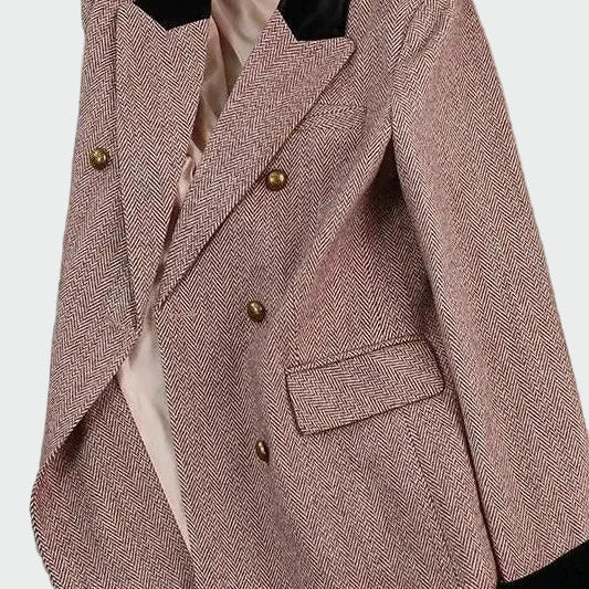 Сако с Двустранно Закопчаване