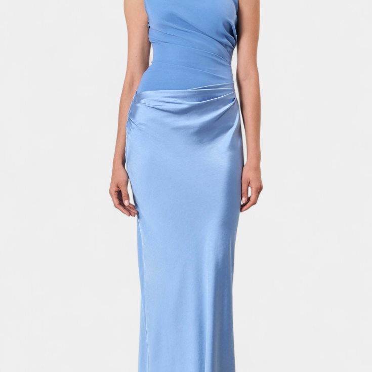 Ника Дълга Рокля за Партито с Асиметричен Изрез