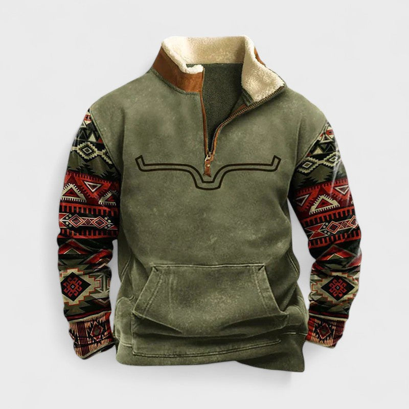 Иван - Винтидж Суитшърт с Ренесансов Принт