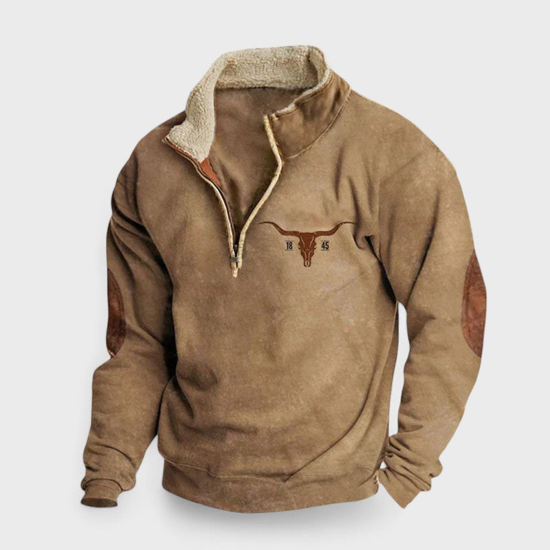 Иван - Винтидж Суитшърт с Ренесансов Принт